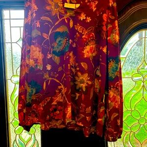 Floral Long Sleeve Blouse